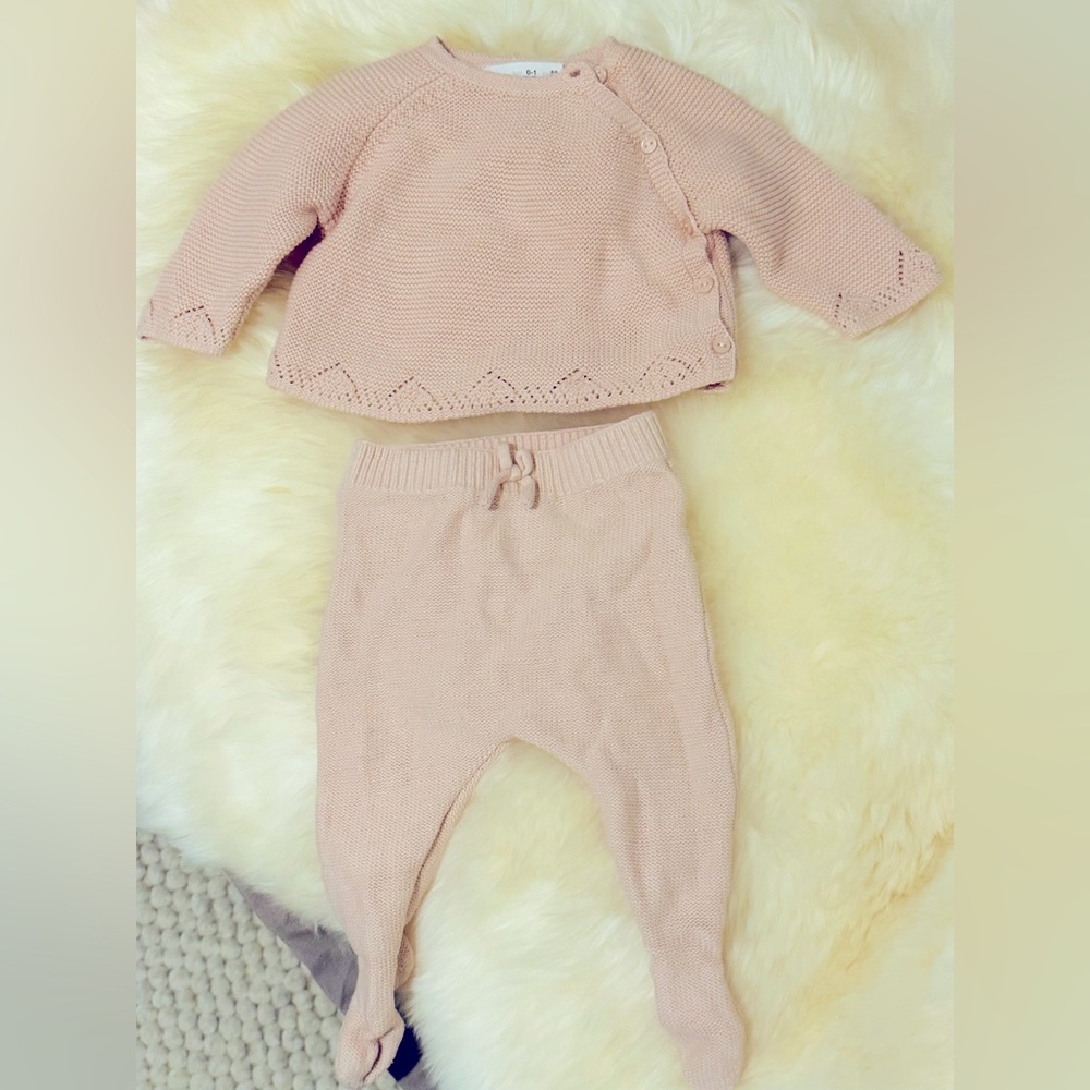 Zara Baby Cotton 2 Piece Outfit